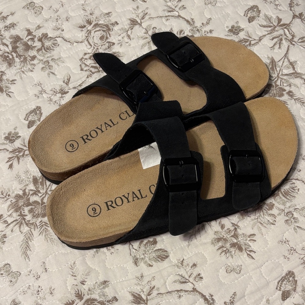 Royal Club Men's Black Sandals